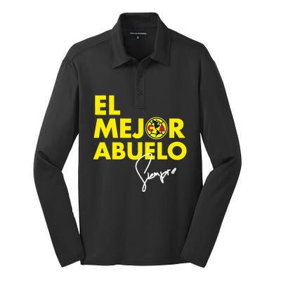 Club America El Mejor Abuelo Silk Touch Performance Long Sleeve Polo