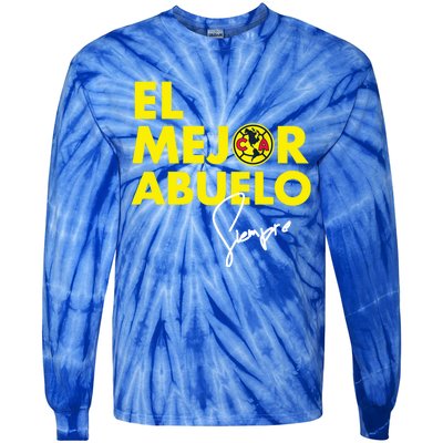 Club America El Mejor Abuelo Tie-Dye Long Sleeve Shirt