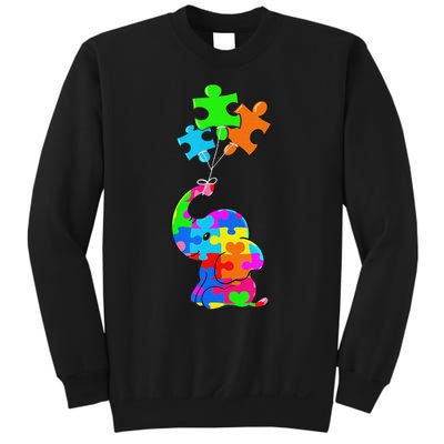 Cute Autism Elephant Autism Awareness Autistic Sweatshirt