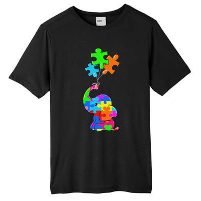 Cute Autism Elephant Autism Awareness Autistic Tall Fusion ChromaSoft Performance T-Shirt