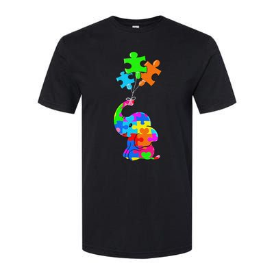 Cute Autism Elephant Autism Awareness Autistic Softstyle CVC T-Shirt