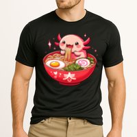 Cute Axolotl Eats Ramen Noodles Axolotls Ramen Performance Shirt