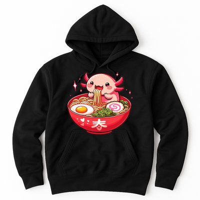Cute Axolotl Eats Ramen Noodles Axolotls Ramen Hoodie