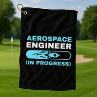 Cool Aerospace Engineer For Women Aeronautical Engineer Golf Towel