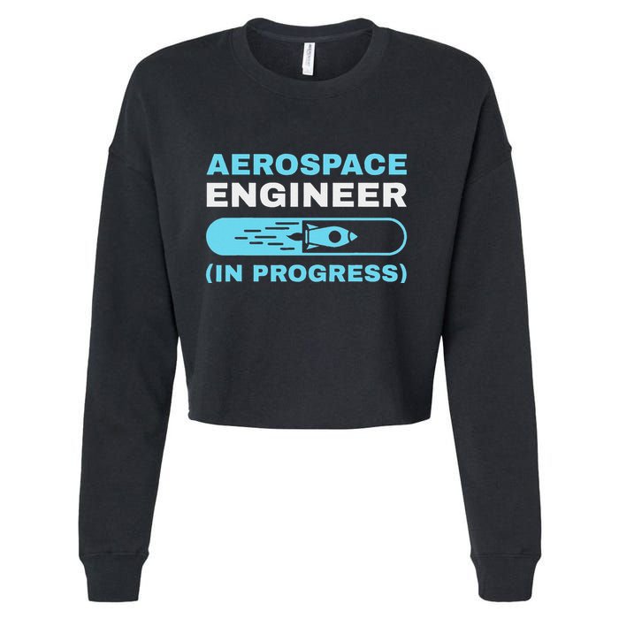 Cool Aerospace Engineer For Women Aeronautical Engineer Cropped Pullover Crew