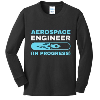 Cool Aerospace Engineer For Women Aeronautical Engineer Kids Long Sleeve Shirt