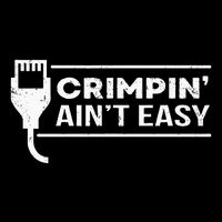 Crimpin Aint Easy Software Developer Pun It Drawstring Bag