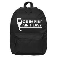 Crimpin Aint Easy Software Developer Pun It 16 in Basic Backpack