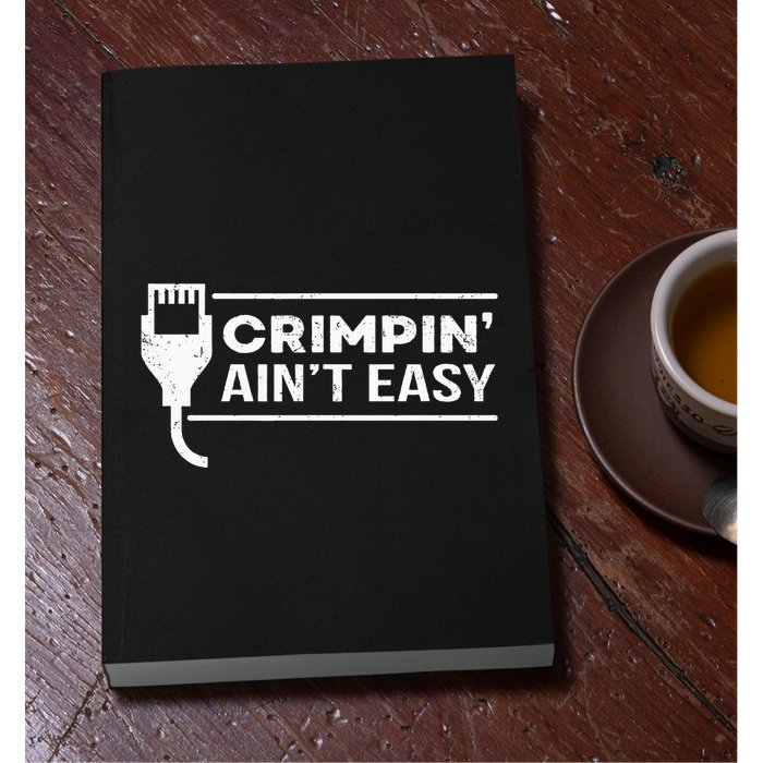 Crimpin Aint Easy Software Developer Pun It Permanent Decal Sticker