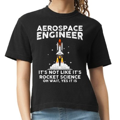 Cool Aerospace Engineer For Men Women Rocket Scientist Space Comfort Colors Boxy T-Shirt