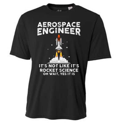 Cool Aerospace Engineer For Men Women Rocket Scientist Space Cooling Performance Crew T-Shirt