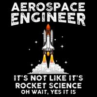 Cool Aerospace Engineer For Men Women Rocket Scientist Space Drawstring Bag