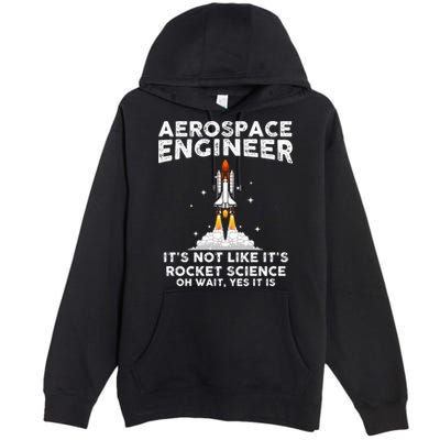 Cool Aerospace Engineer For Men Women Rocket Scientist Space Premium Pullover Hoodie