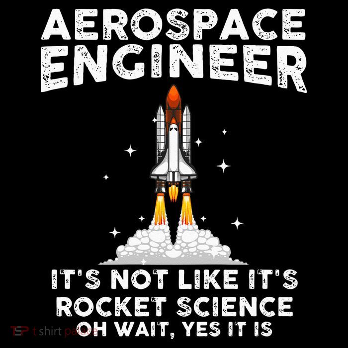 Cool Aerospace Engineer For Men Women Rocket Scientist Space Premium T-Shirt