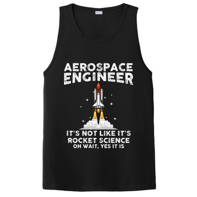 Cool Aerospace Engineer For Men Women Rocket Scientist Space PosiCharge Competitor Tank