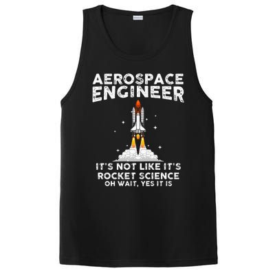 Cool Aerospace Engineer For Men Women Rocket Scientist Space PosiCharge Competitor Tank