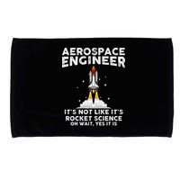 Cool Aerospace Engineer For Men Women Rocket Scientist Space Microfiber Hand Towel