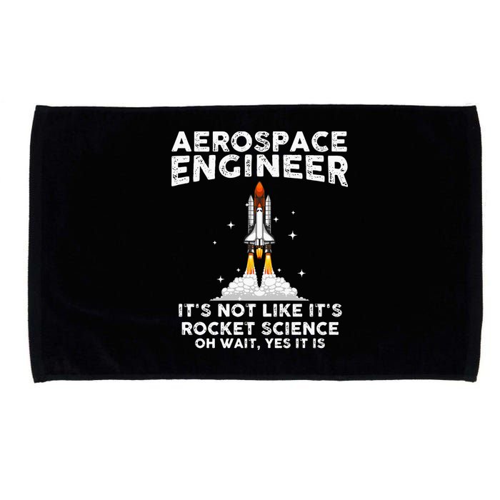 Cool Aerospace Engineer For Men Women Rocket Scientist Space Microfiber Hand Towel