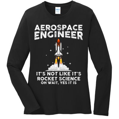 Cool Aerospace Engineer For Men Women Rocket Scientist Space Ladies Long Sleeve Shirt