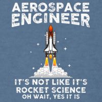 Cool Aerospace Engineer For Men Women Rocket Scientist Space Garment-Dyed Sweatshirt