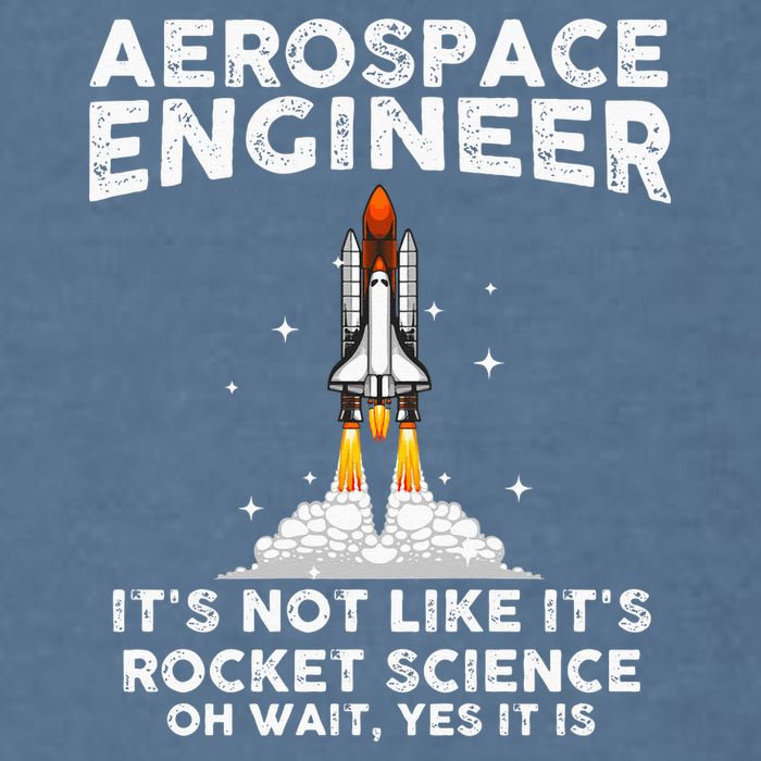 Cool Aerospace Engineer For Men Women Rocket Scientist Space Garment-Dyed Sweatshirt