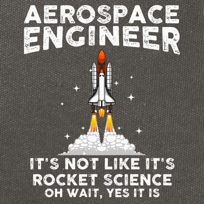 Cool Aerospace Engineer For Men Women Rocket Scientist Space Cotton Canvas Backpack