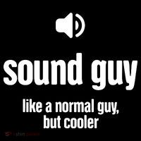 Cool Audio Engineer Funny Sound Guy Drawstring Bag