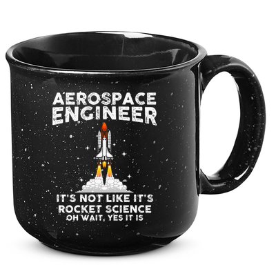 Cool Aerospace Engineer For Men Women Rocket Scientist Space 15oz Campfire Ceramic Mug