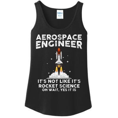 Cool Aerospace Engineer For Men Women Rocket Scientist Space Ladies Essential Tank