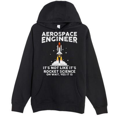 Cool Aerospace Engineer For Men Women Rocket Scientist Space Premium Pullover Hoodie