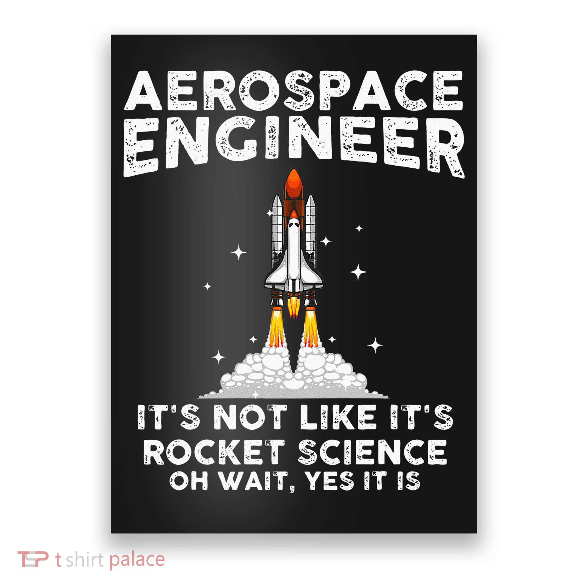 Cool Aerospace Engineer For Men Women Rocket Scientist Space Poster