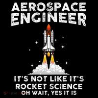 Cool Aerospace Engineer For Men Women Rocket Scientist Space Sustainable Knit Beanie