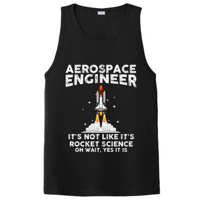 Cool Aerospace Engineer For Men Women Rocket Scientist Space PosiCharge Competitor Tank