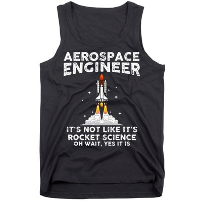 Cool Aerospace Engineer For Men Women Rocket Scientist Space Tank Top