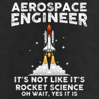 Cool Aerospace Engineer For Men Women Rocket Scientist Space Golf Towel
