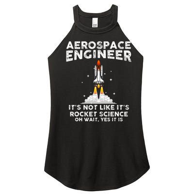 Cool Aerospace Engineer For Men Women Rocket Scientist Space Women’s Perfect Tri Rocker Tank