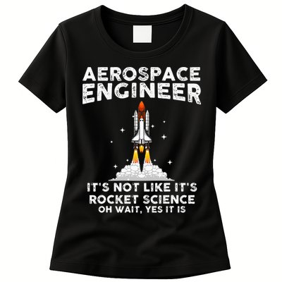 Cool Aerospace Engineer For Men Women Rocket Scientist Space Womens T-Shirt