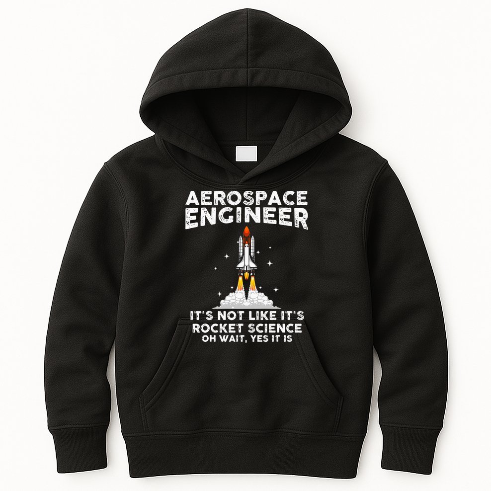 Cool Aerospace Engineer For Men Women Rocket Scientist Space Kids Hoodie