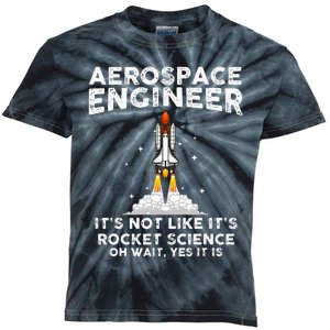 Cool Aerospace Engineer For Men Women Rocket Scientist Space Kids Tie-Dye T-Shirt