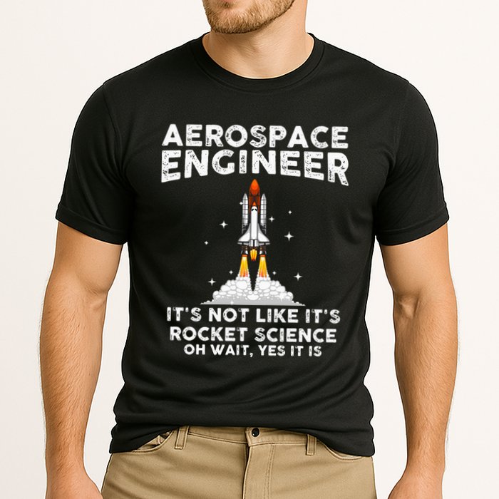 Cool Aerospace Engineer For Men Women Rocket Scientist Space Cooling Performance Crew T-Shirt
