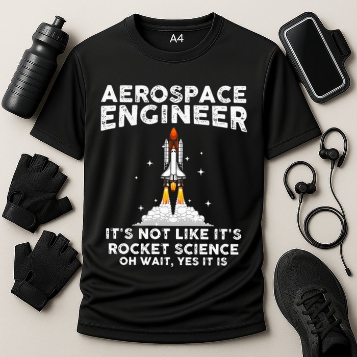 Cool Aerospace Engineer For Men Women Rocket Scientist Space Cooling Performance Crew T-Shirt