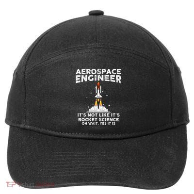 Cool Aerospace Engineer For Men Women Rocket Scientist Space 7-Panel Snapback Hat