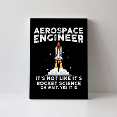 Cool Aerospace Engineer For Men Women Rocket Scientist Space Canvas