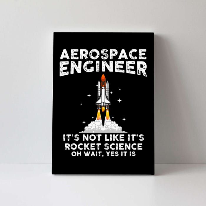 Cool Aerospace Engineer For Men Women Rocket Scientist Space Canvas