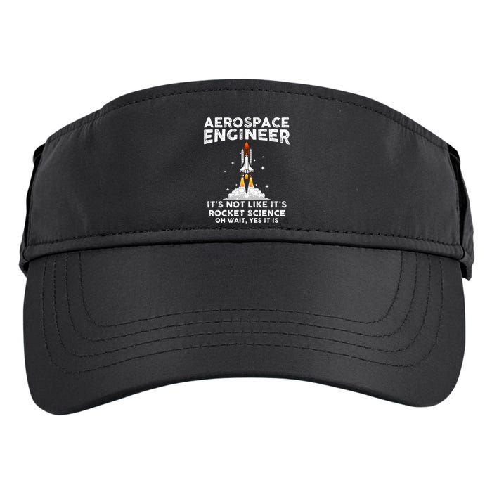 Cool Aerospace Engineer For Men Women Rocket Scientist Space Adult Drive Performance Visor
