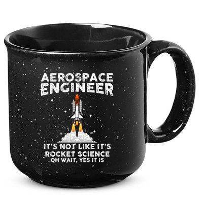 Cool Aerospace Engineer For Men Women Rocket Scientist Space 15oz Campfire Ceramic Mug