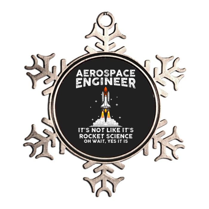 Cool Aerospace Engineer For Men Women Rocket Scientist Space Metallic Star Ornament