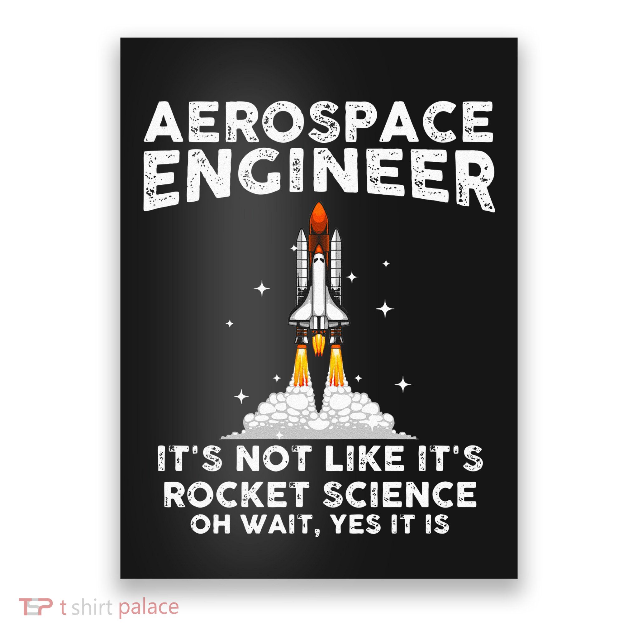 Cool Aerospace Engineer For Men Women Rocket Scientist Space Poster