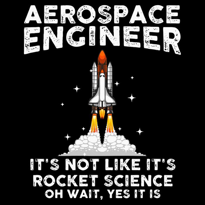 Cool Aerospace Engineer For Men Women Rocket Scientist Space Poster