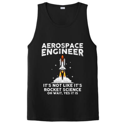 Cool Aerospace Engineer For Men Women Rocket Scientist Space PosiCharge Competitor Tank